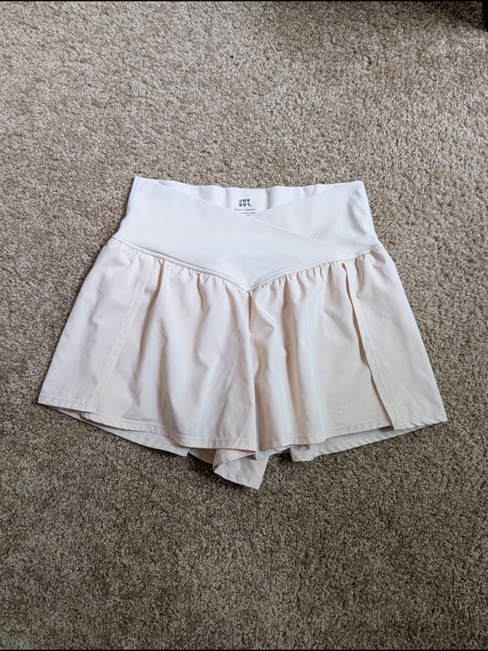 JoyLab Pants - JoyLab Crossover Pleated Side Woven Shorts
